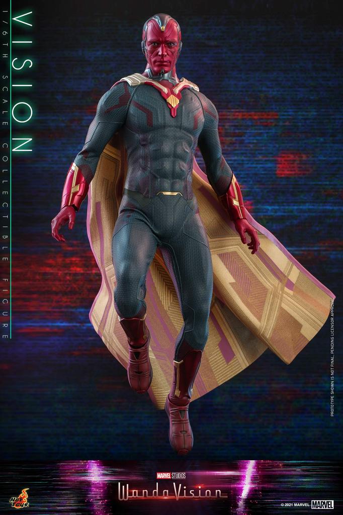 Television Masterpiece Wandavision Vision Scale Figure Red 1/6