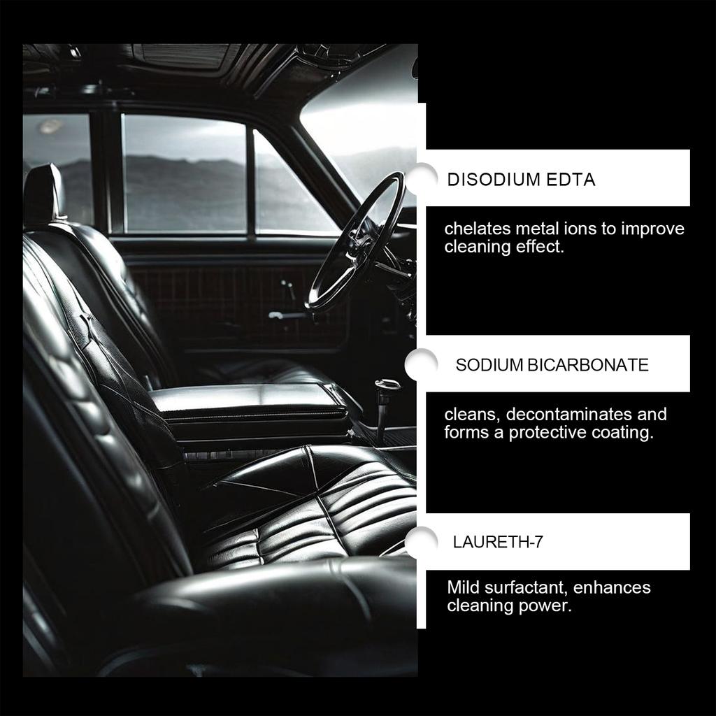 Automobile Leather Ceramic Coating Spray Leather Renovation Decontamination Brightening Maintenance Cleaning Polishing Spray