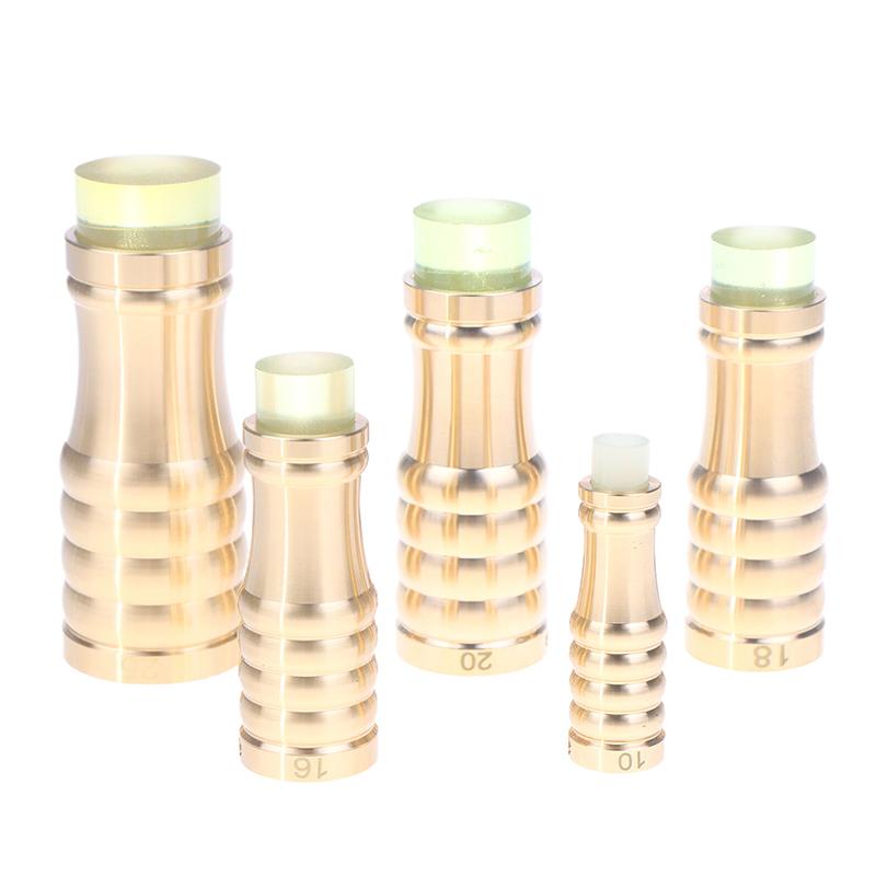 1 шт. 10/16/18/20/25 Латунный наконечник для трости с противоскользящей резиновой накладкой для треккинговой палки, ножки стула, замена ножек