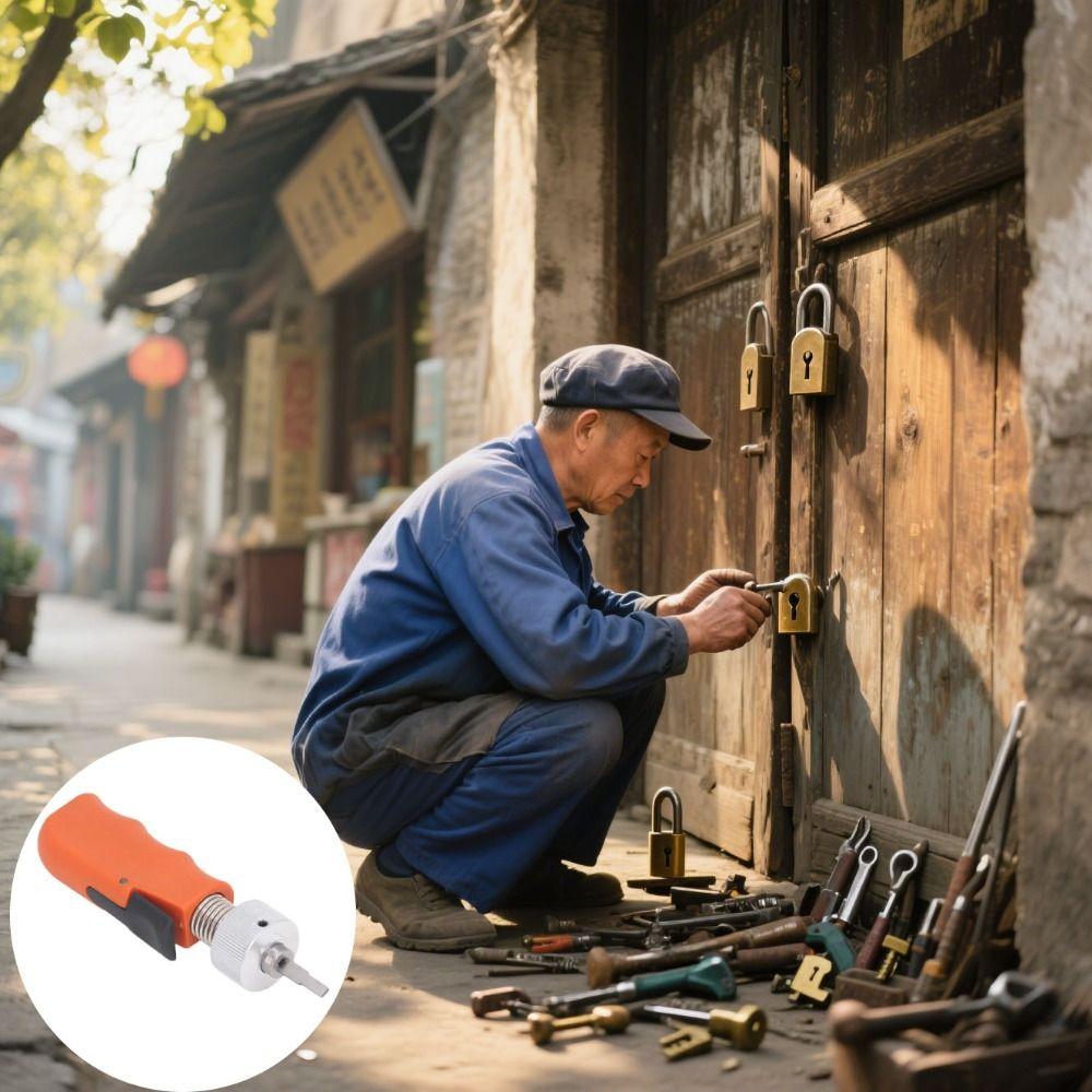 Инструменты для быстрой разборки цилиндров из нержавеющей стали Профессиональный инструмент для слесаря Техническое обслуживание дверных замков
