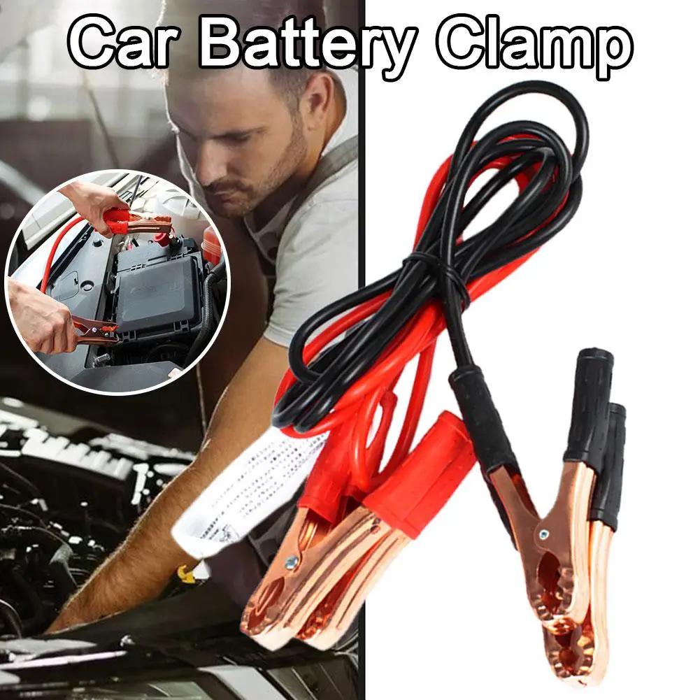 1.8m Car Battery Clamp 480G Crocodile Clip Battery Cable Jump Cable Booster Cable Line Emergency With Clamps Clips Auto Parts
