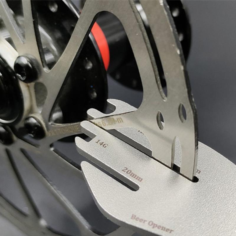 Инструмент для выравнивания дискового тормоза велосипеда 40 мм 20 мм 14G ключ для тормозов велосипеда Инструмент для регулировки колодок дискового тормоза велосипеда глубина 3 слота