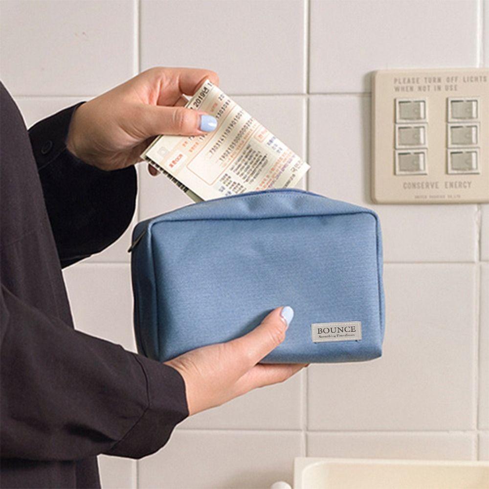 Кошелек для хранения сертификатов и банкнот, сумка для хранения монет, косметичка для хранения кабелей, сумка для банковской книжки