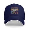 Awesome Since 1986 40th Birthday 40 Years Old Bday Casual Baseball Cap Summer  Trucker Hat Adjustable Kpop Rock Hip Hop Hats Men