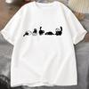Fun Cat Print T-shirts for Men, Casual T-shirts Fun Short-sleeved 100% Cotton T-shirts Summer Round-neck Casual Tops