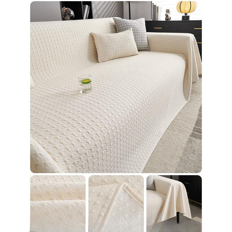 Summer Ice Silk Sofa Cover Towel Cool Feeling Sofa Cover Simple Modern Summer Anti-Scratching Summer Mat Sofa Cushion