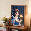 DIY Diamond Painting Roses and Snow White Cross Stitch Kit Mosaic Art Diamond Painting Full Circle Diamond Home Decoration