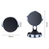 Круглый складной магнитный автомобильный держатель, вращающийся на 360 градусов, кронштейн для мобильного телефона, сильная магнитная поддержка для iPhone, Samsung, подставка