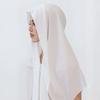 Newest Muslim Instant Hijab With Magnetic Buckle Slamic Turban Fashion Headband Shawl Solid Color Woman Elasticity Hijab Scarf