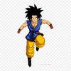 Patches For Clothes Bag Iron On Thermal Stickers Goku Gogeta Pattern Washable Heat Transfer