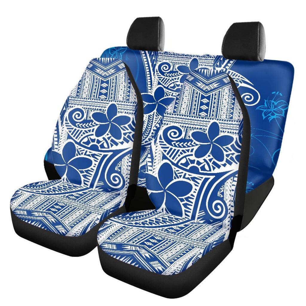 Polynesian Style Car Seat Cushion Cover Interior Seat Protection Four-Piece Set Durable