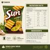 Кукурузные чипсы Orion Wavy со вкусом французского чесночного хлеба 70 г хрустящие кукурузные снеки со вкусом французского чеснока