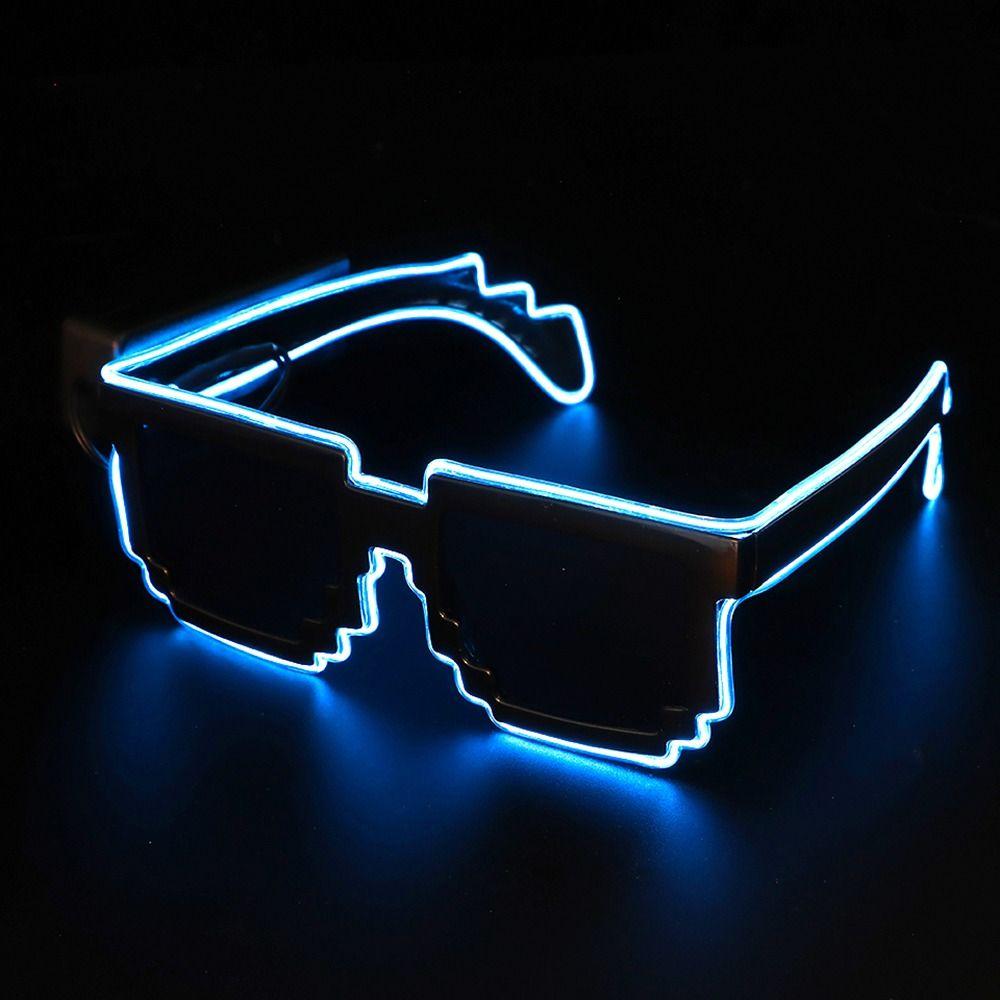 Wireless LED Light-up Glasses Glow In the Dark Flashing Glasses for Adult Kids