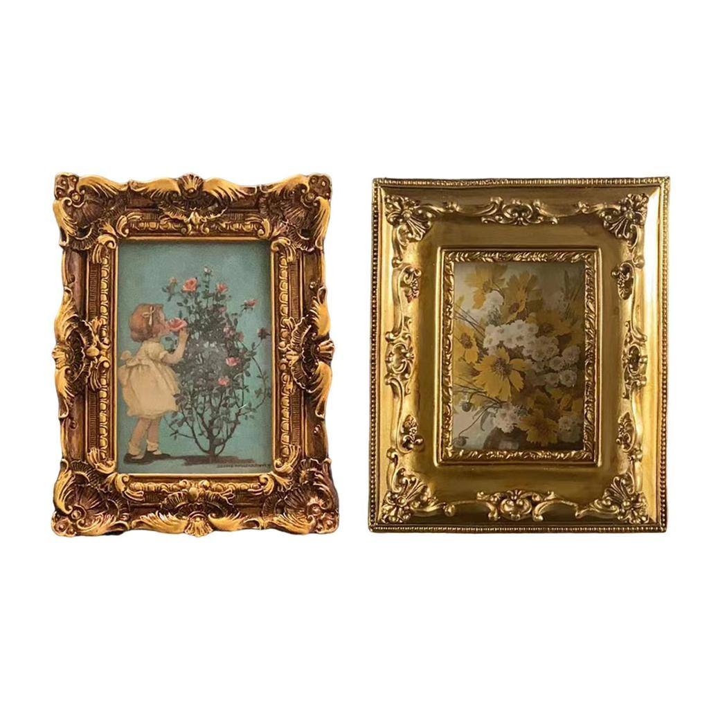 Фоторамка в винтажном стиле настенное крепление старомодная фоторамка