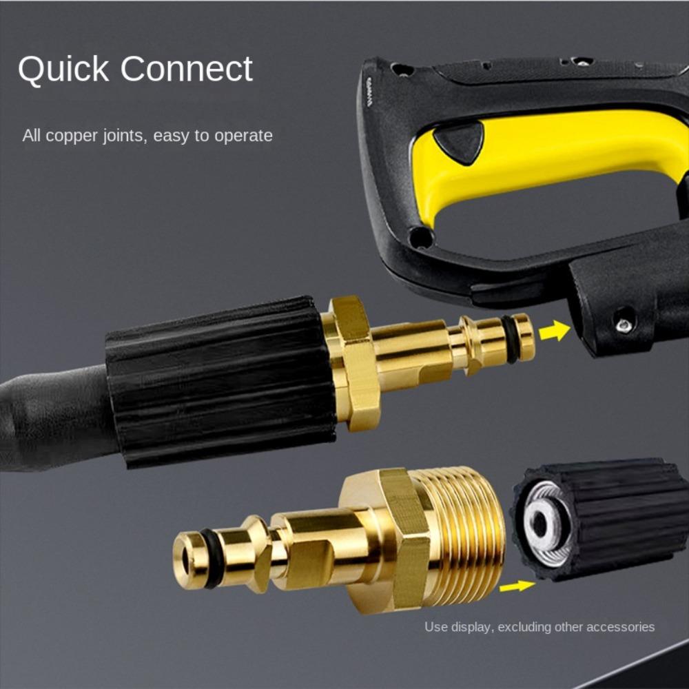 All Copper Outer Wire High-pressure Washer Connector Adapter Coupling Head