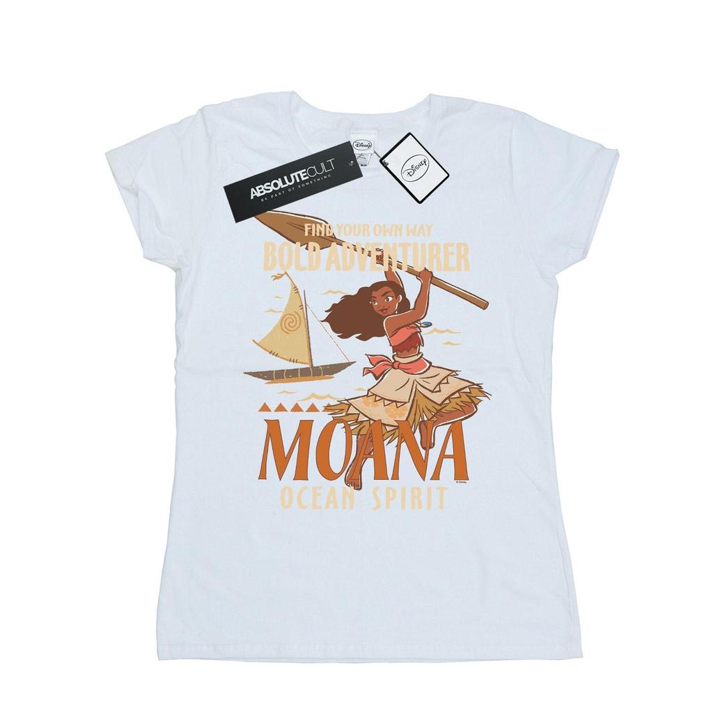 Disney Womens/Ladies Moana Find Your Own Way Cotton T-Shirt