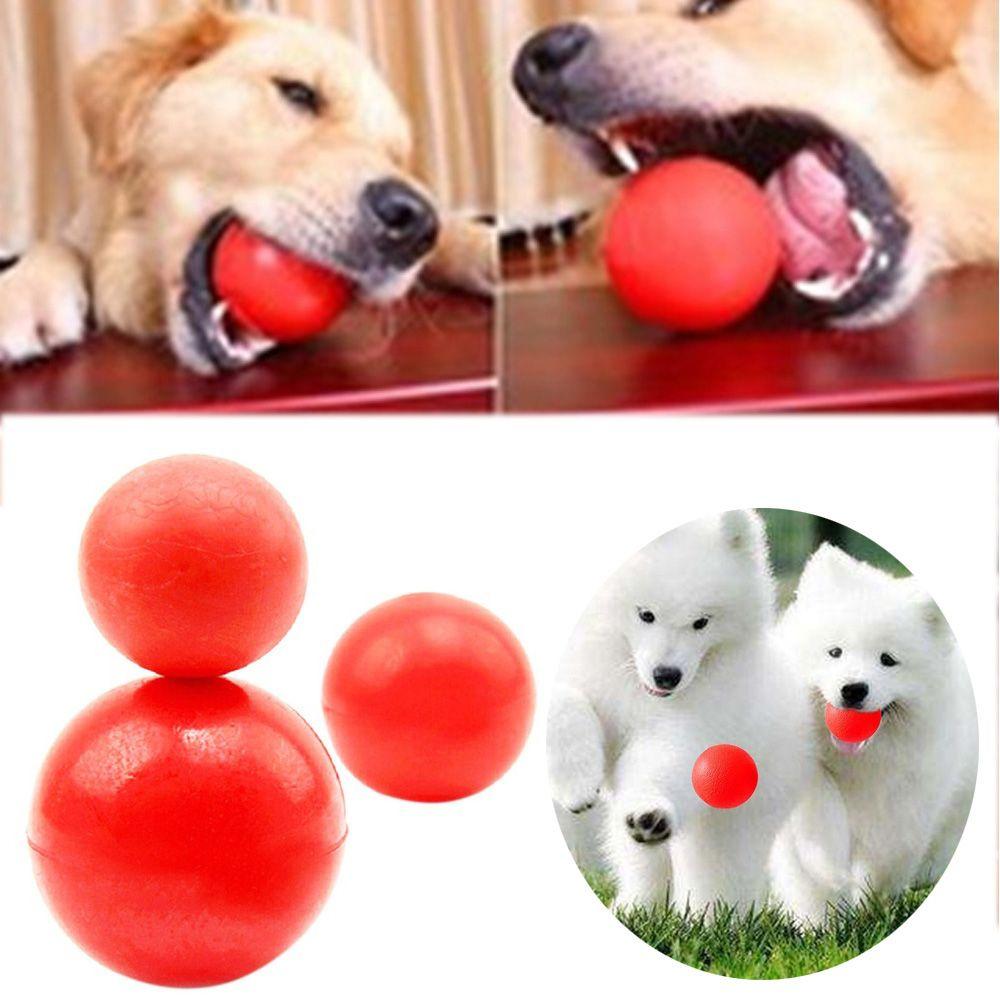 Твердый кошачий укус Товары для питомцев Жевательная игрушка Моляр для питомца Прыгающие мячи Собачий резиновый мяч