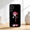 1 шт. Чехол для телефона K-Kasane T-Teto для Samsung S26, S25, 24, 23, 22, 30, 21, 10, 9, Ultra, Plus, Lite, FE Мягкий черный чехол