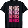 Berentoya Персонализированная футболка с именем Jonas Я люблю Jonas