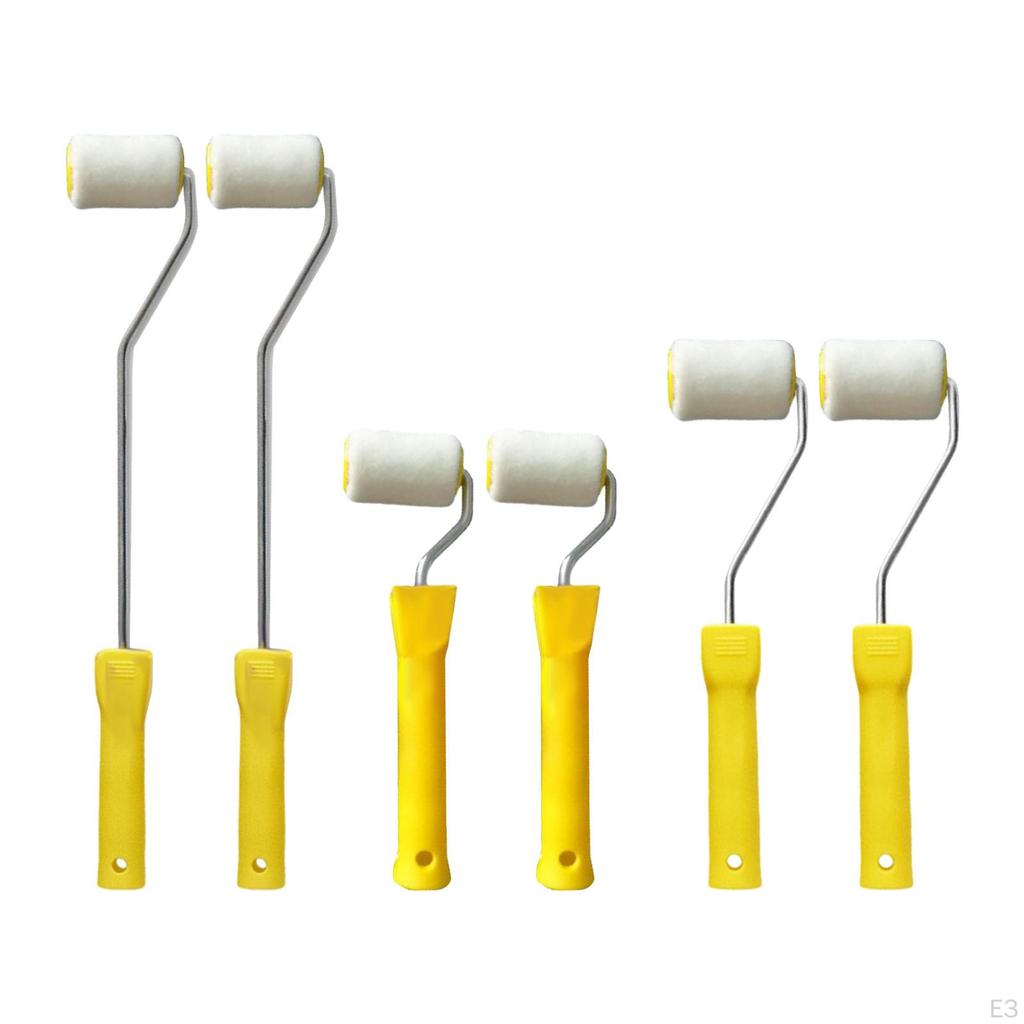 2 шт. Мини-валик для малярных кистей, набор рулонов бытовых чехлов, маленький для DIY