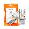 LEDLABO T20 LED Bright 2200lm Turn Signal Different Pinch Area Amber Orange High Flare Measured Wedge Bulb 12v Car Vehicle Inspection Compatible (T20)