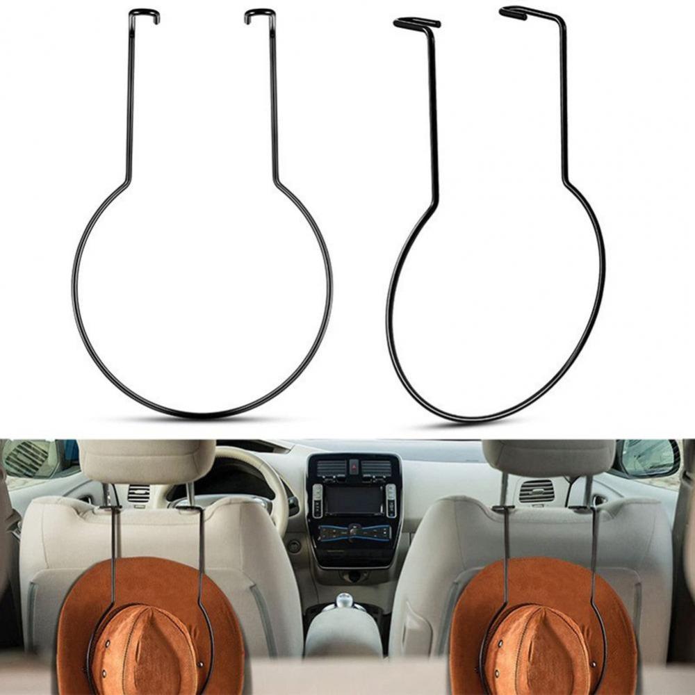 Multi-Functional Hat Coat Hanger Organizer Hat Hook Car Metal Rack Car Cowboy Hat Holder Auto