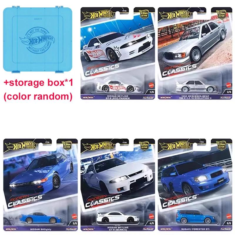 Оригинальный Hot Wheels Премиум Car Culture Modern Classic Литой 1/64 сплав модель машина Nissan skyline gtr sileighty benz subaru