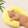 Pet Little Pillow U-Shaped Neck Protector Sleeping Pillow Deep Sleep Puppy Kitten Moon Pillow Soft Fluffy Pillow Pet Supplies