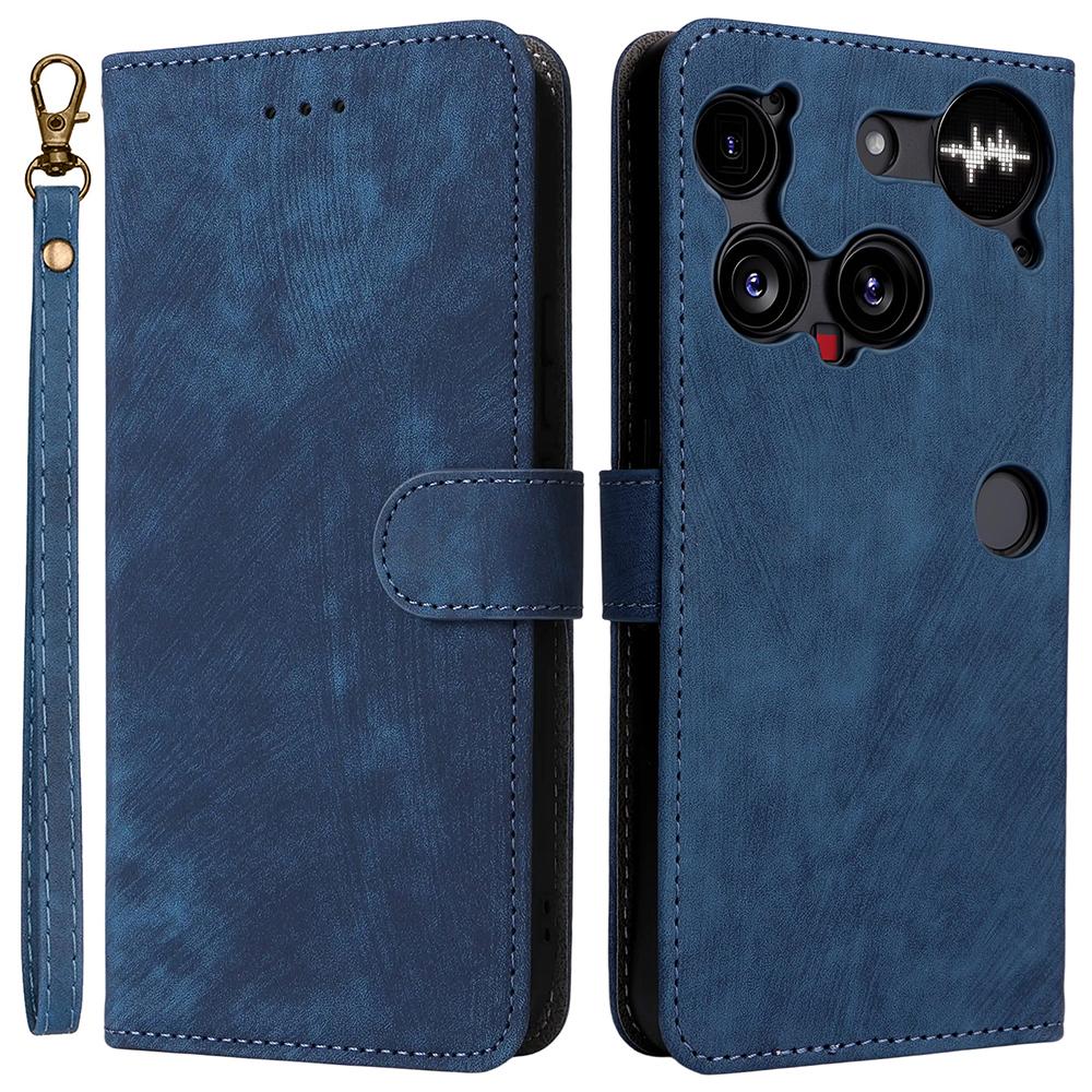 For Nothing Phone (3) 5G Case Wallet RFID Blocking PU Leather Phone Cover Stand with Strap