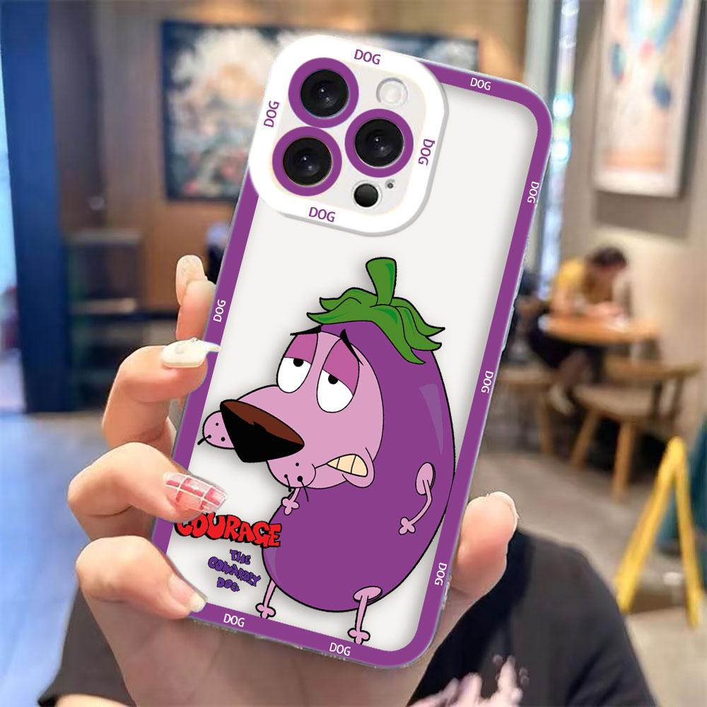 Courage Cowardly Dog Cover Phone Case For Redmi K40 K60 15C 14C 13C 13 12 12C 10 10C 10X 10A 9 9C 9T 9A 8 7 A1 A2 A3 A5 Case