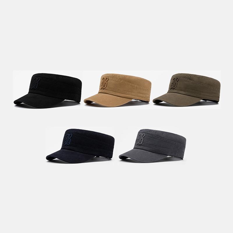 Мужская хлопковая кепка с плоским верхом, вышитая буквами, спортивная бейсболка, кепка для отдыха на природе, солнцезащитная шляпа