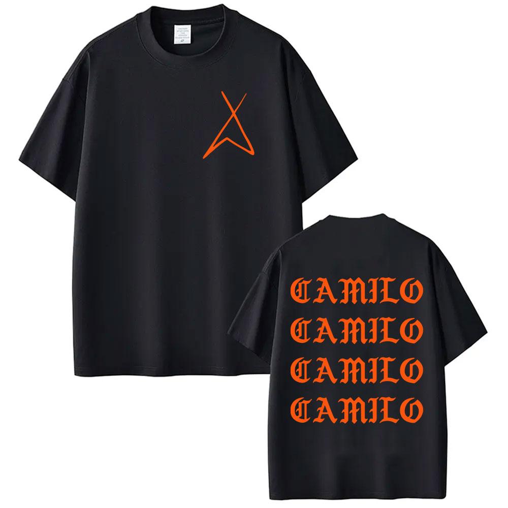 Singer Camilo Tour 2025 New Album Merch T Shirt Unisex Women Vintage Aesthetic T Shirts Hip Hop Gothic Short Sleeve Tees Streetwear