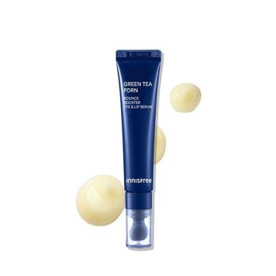 Innisfree Green Tea PDRN Bounce Booster Eye & Lip Serum Hydrating & Firming 15ml