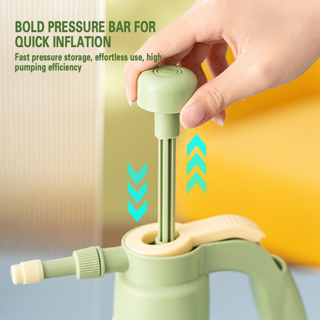 1.5L Transparent Pressure Spray Bottle for Plants Adjustable Nozzle PP Material Indoor Garden Watering Sprayer Portable