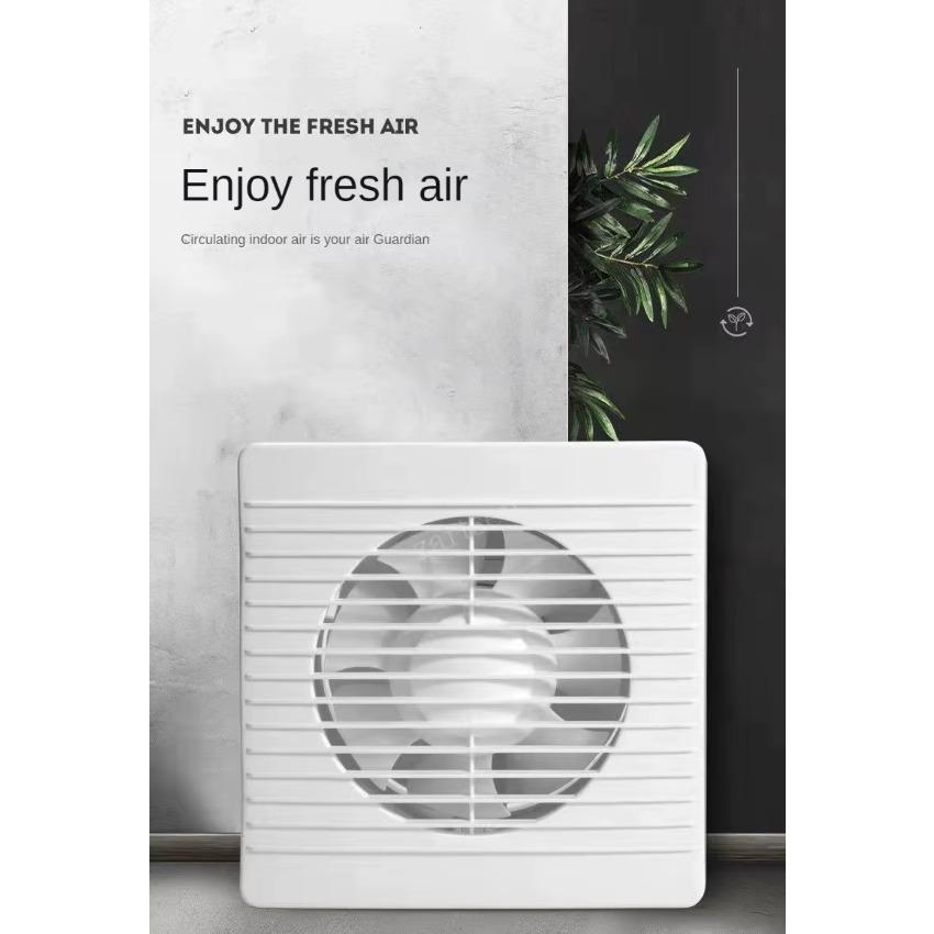 4"6"8" Electric Exhaust Fan Toilet Powerful Mute Extractor Household Wall Kitchen Inbline Duct Fan Ventilation Fan