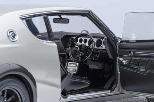 AUTOart 1/18 Nissan Skyline 2000GT-R (KPGC110) Tuned Version Silver Finished Product 77466