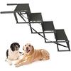5 Step Light Foldable Car Ramp Foldable Dog Staircase Supports Up To 200 Lbs Fits Most Cars Trucks SUVs Beds and Sofas