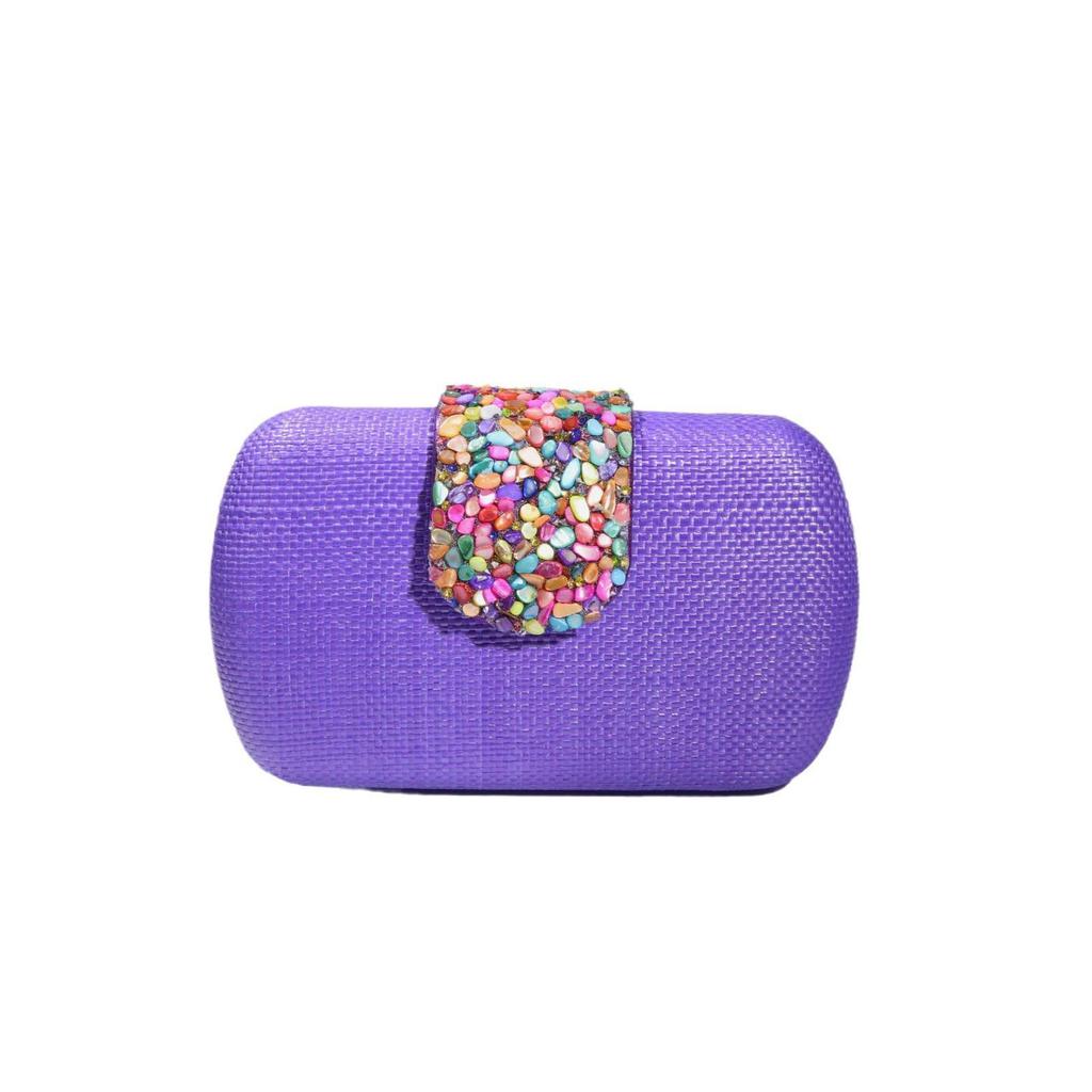 Элегантный плетеный клатч-цепочка - стильная, универсальная вечерняя сумочка