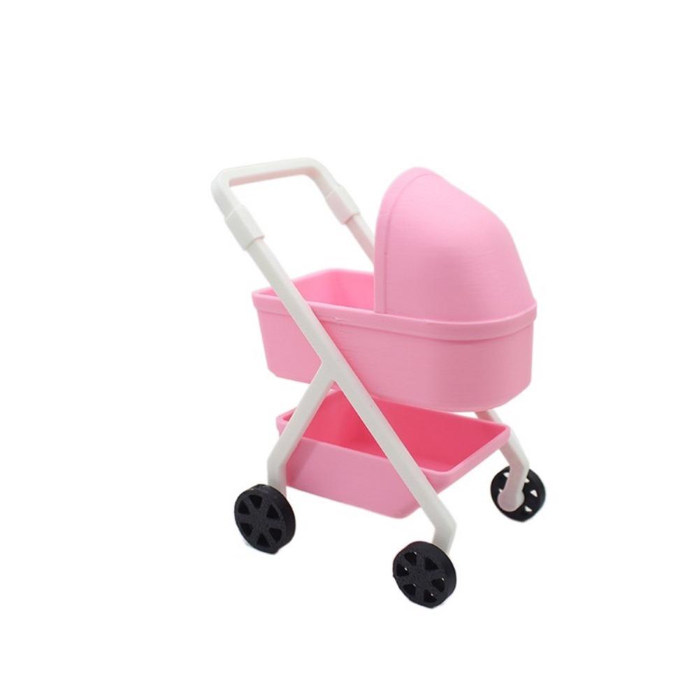 Миниатюра для спальни, Декор сцены с детской коляской, Симуляция детской люльки-коляски, Игра понарошку