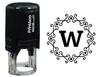 Printtoo Alphabet W Monogram Octagon Celtic Swirl Frame Self Inking Rubber Stamp Office
