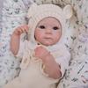 Real Looking Reborn Baby Girl Doll Bettie 18'' 48cm Full Body Silicone Vinyl Simulation Doll Handmade Exquisite 3D Painted Skin Newborn Dolls for Kids