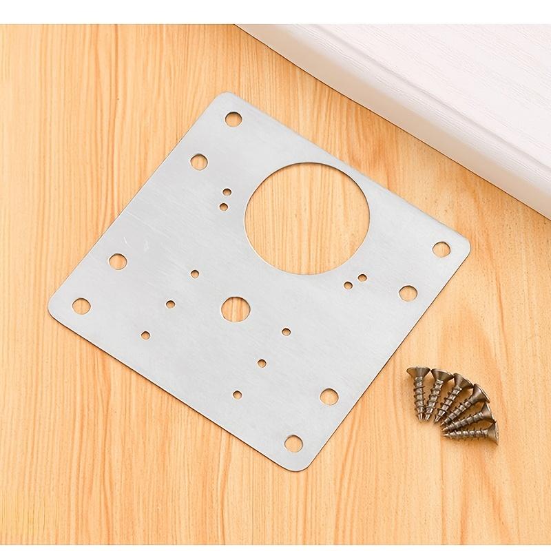 Обновите свой шкаф с помощью этой пластины для ремонта петель из нержавеющей стали - инструмент для ремонта ящиков мебели и столов