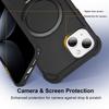 For iPhone 13 Case Compatible with MagSafe Kickstand TPU+PC Shockproof Phone Back Cover