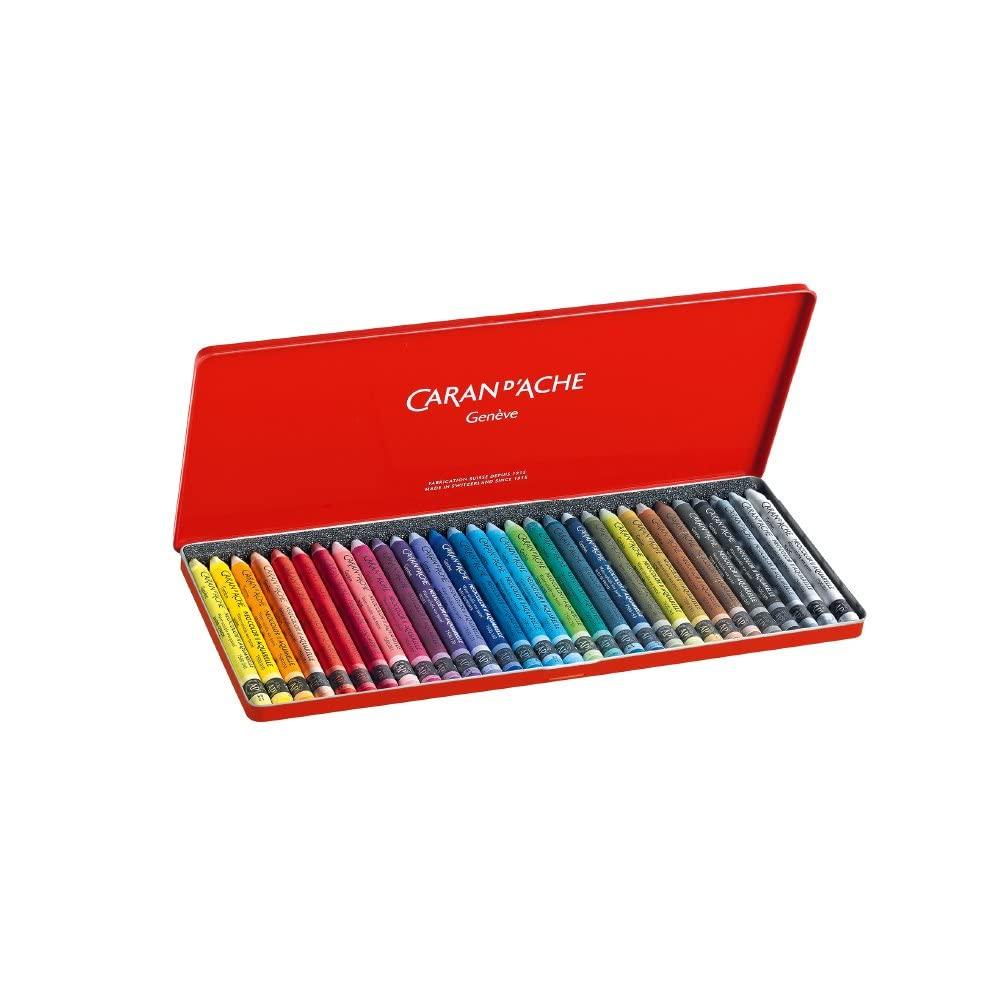 Набор цветных карандашей Caran d'Ache Neocolor II, 30 цветов, 7500-330