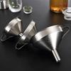 Stainless Steel Funnel Kitchen Oil Liquid Funnel Metal Funnel Filter Wide Mouth Funnel for Canning Home Kitchen Tools