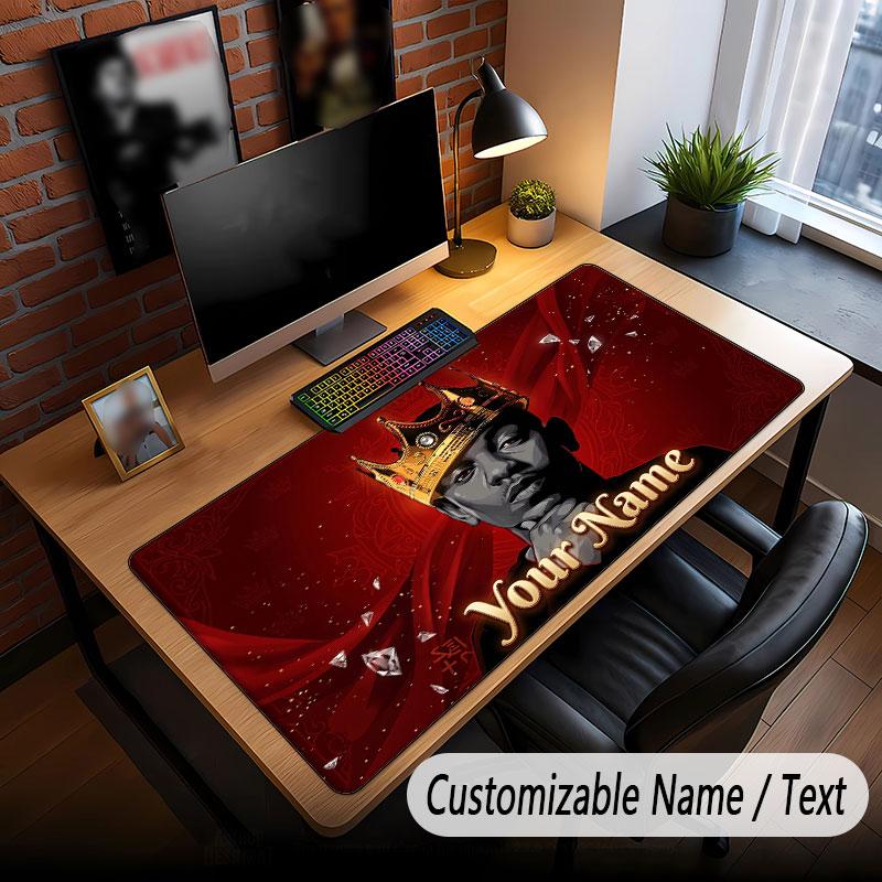 Custom Name Extended Mouse Pad,Kendrick Lamar Gaming Desk Mat For Home Office Desktop Decor