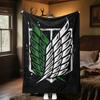 Attack on Titan Soft Comfortable All Seasons blanket Sofa Office Naps blanket Outdoor Travel throw Perfect Gift