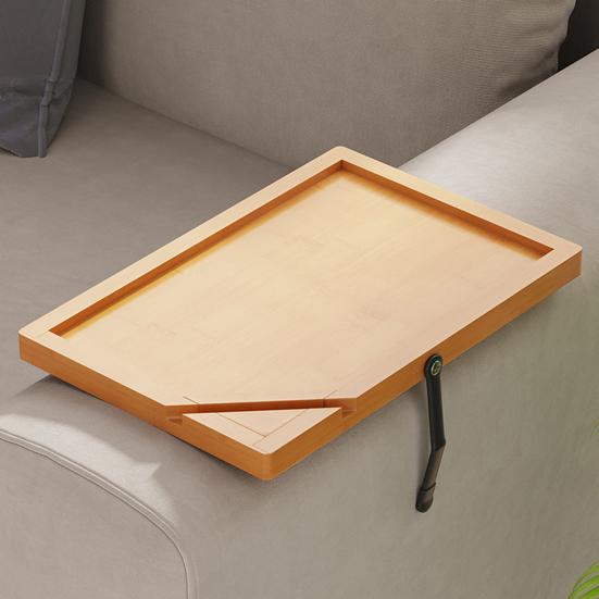 Деревянный подлокотник для дивана с прорезным дизайном, усиленный забор, устойчивая конструкция, складная