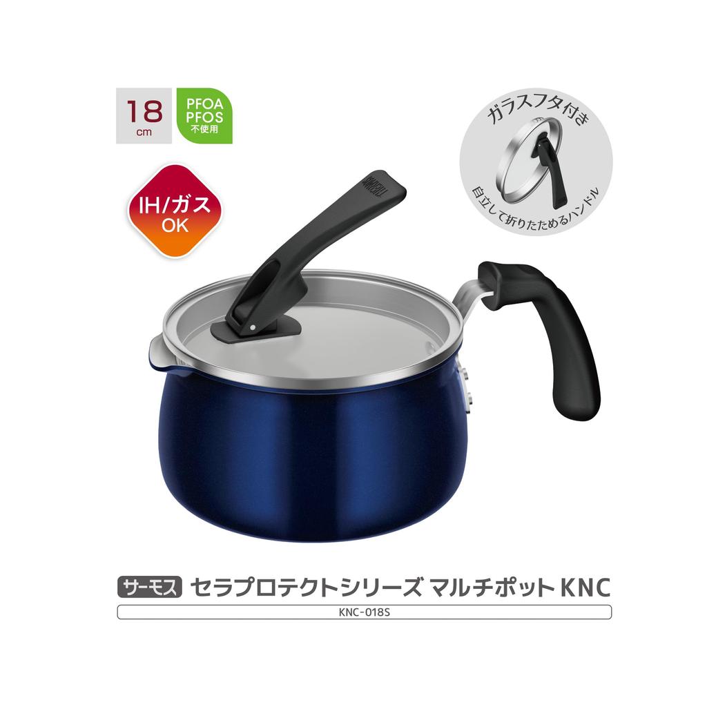 Термос CeraProtect серии KNC совместим с Deep 7 функциями в Boil DPBL Multi-Pot IH/Gas Fire, синий, 1, Boil, Kip, Bake, Fry, Stir-Fry, Cooking,