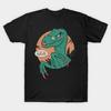 Asian Size Men Print T-shirt Clever Girl No-Cut Heat Transfer Print Cotton Tshirt